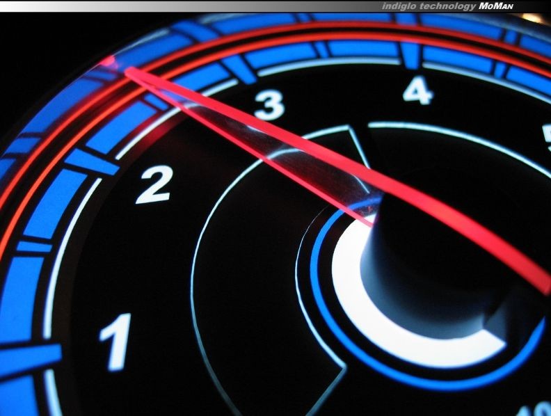 Накладки, що світяться, на шкали приладів Skoda Fabia 1