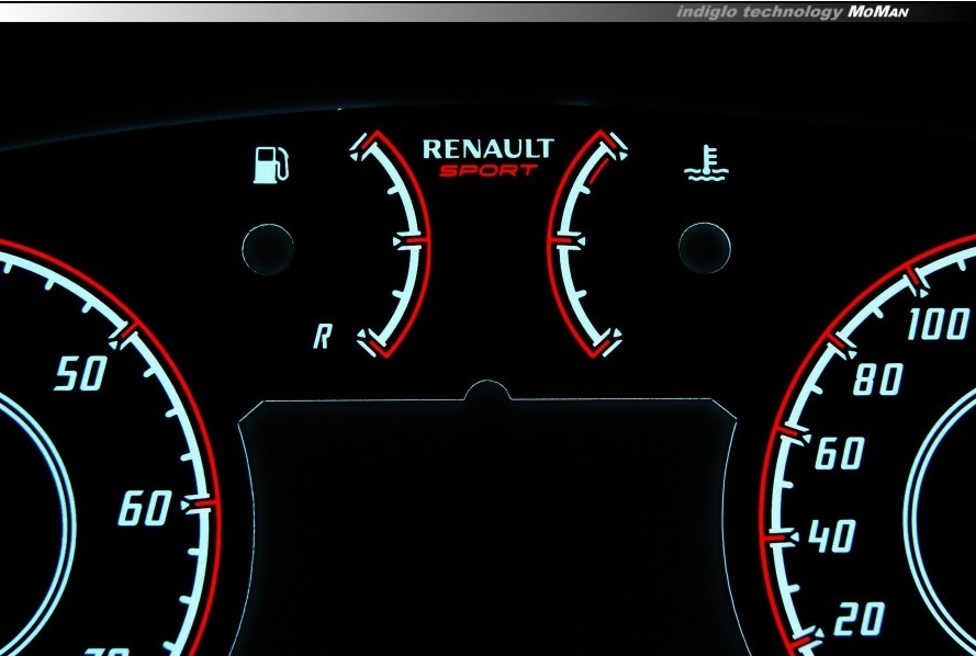 Плазмові накладки на панель приладів Renault Clio 2 вер. 1