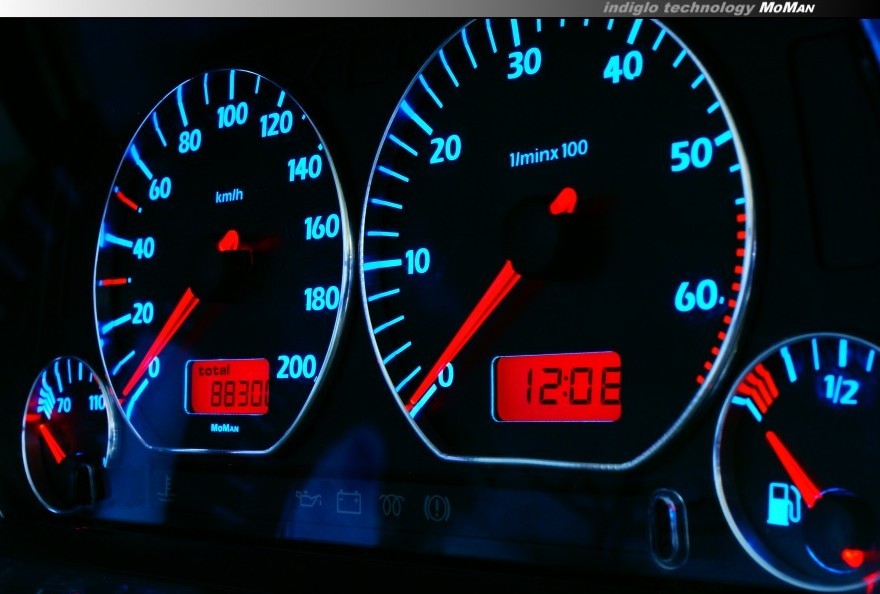 Плазмові вставки в щиток приладів Volkswagen Golf 3, Vento, Jetta 3, Polo 6N вар. 3