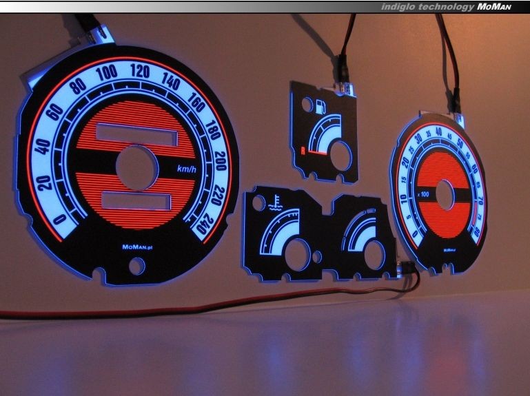 Тюнінгові накладки в щиток приладів Renault 19 вер. 2