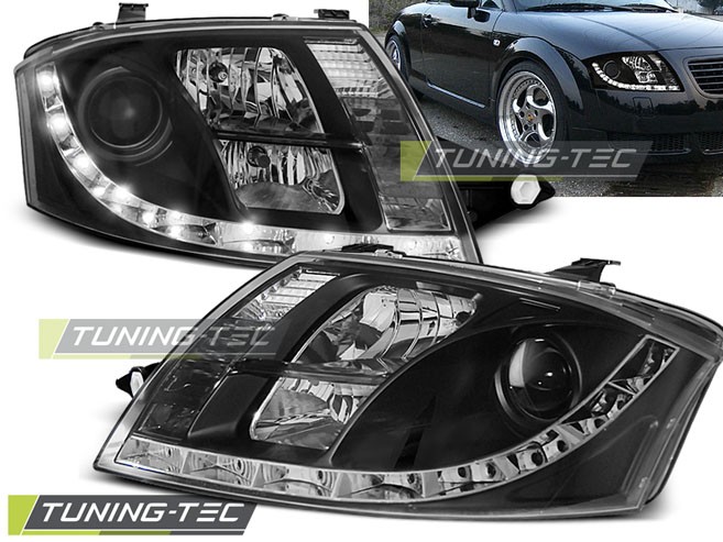 Чорні лінзовані фари передні AUDI TT МК1