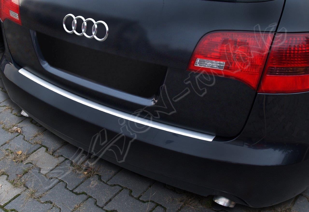 Накладка на бампер із загином AUDI A6 (2004-2011)