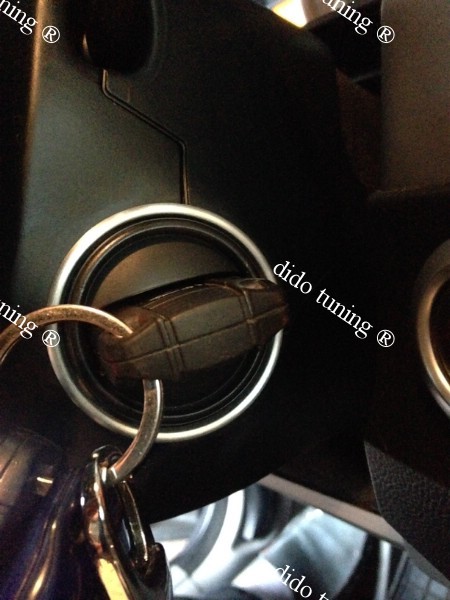 Кільце замка запалювання BMW E60/E61 (хром)