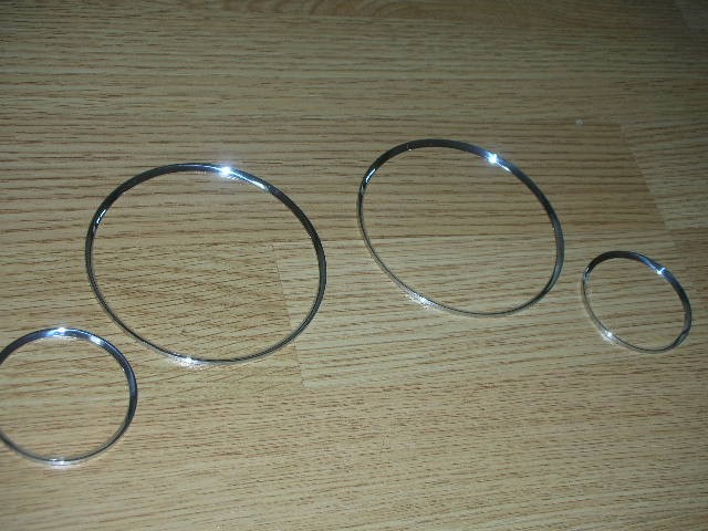 Кільця в щиток приладів Opel Tigra