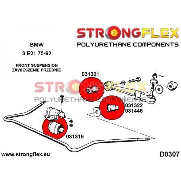 Втулка стабілізатора переднього 18-23 мм Спорт 031319A