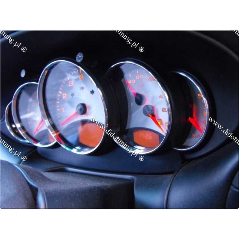 Кільця в щиток приладів Porsche 911 (996)