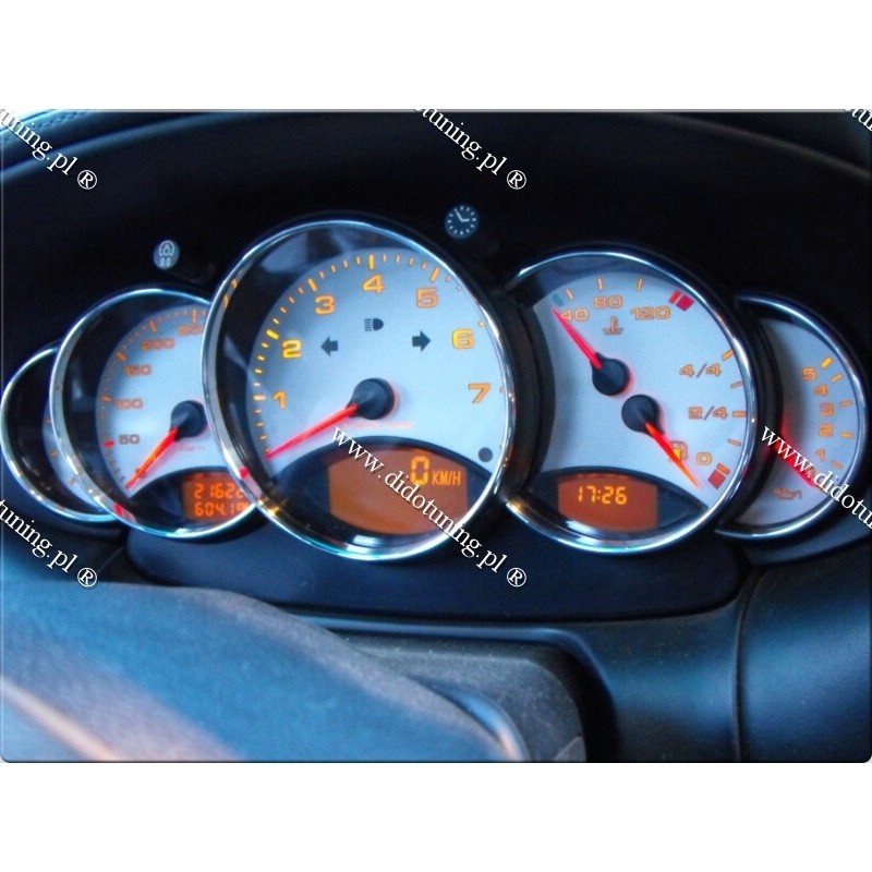 Кільця в щиток приладів Porsche 911 (996)