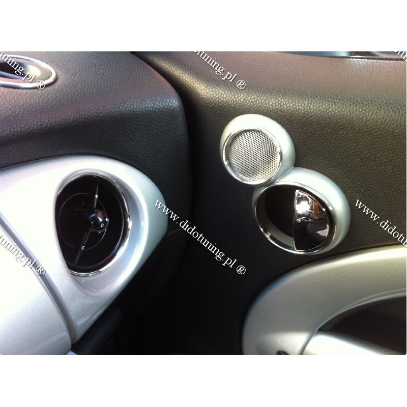 Хром кільця на піщалки у дверях Mini