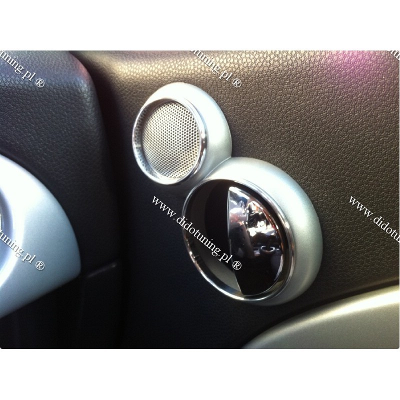 Хром кільця на піщалки у дверях Mini