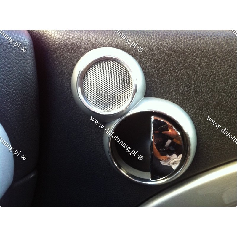 Хром кільця на піщалки у дверях Mini