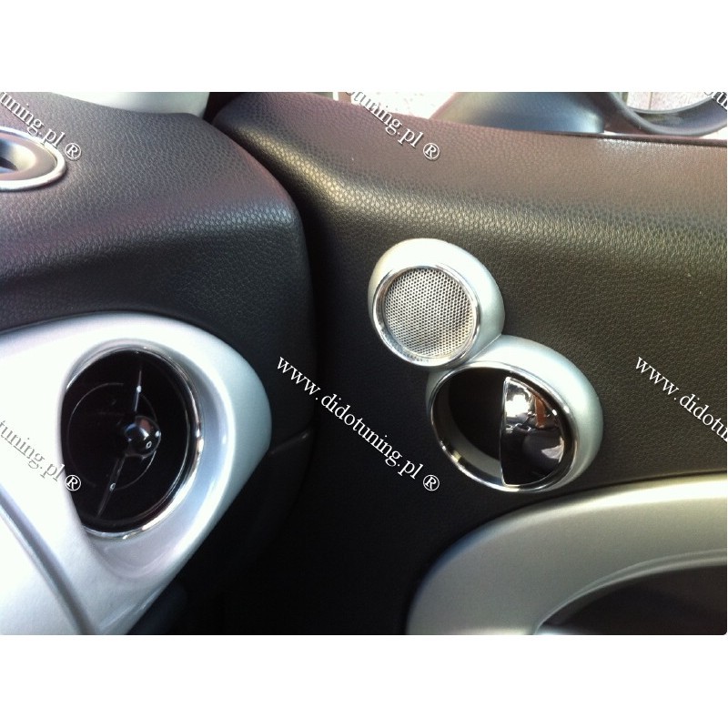 Хром кільця на піщалки у дверях Mini