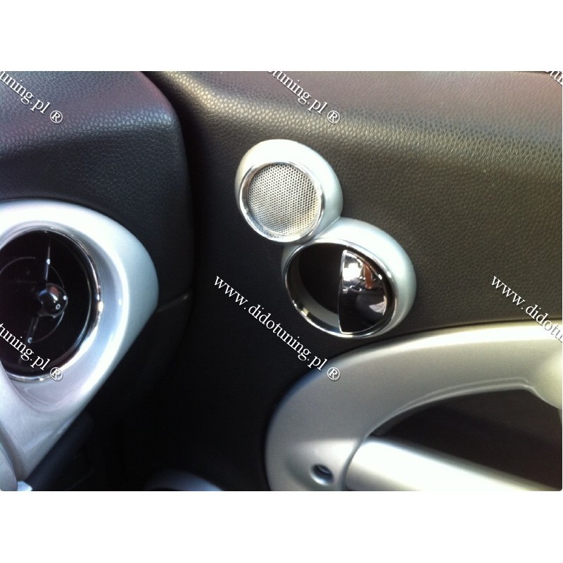 Хром кільця на піщалки у дверях Mini