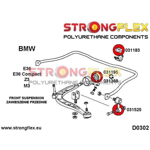 Втулка стабілізатора переднього 19-27 мм 031183B