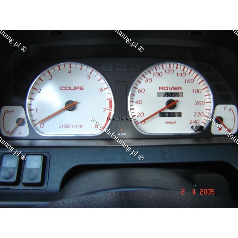 Кільця в щиток приладів Rover 200 Turbo / Honda Concerto