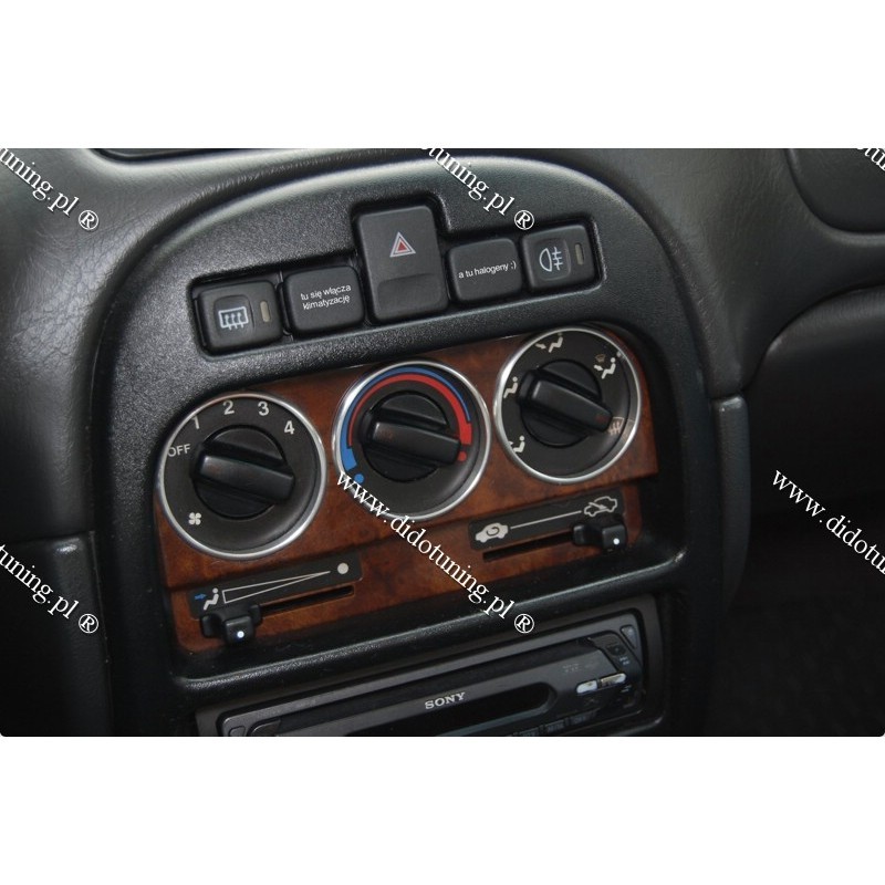 Кільця на ручки пічки Freelander / Rover 200 / MG ZR