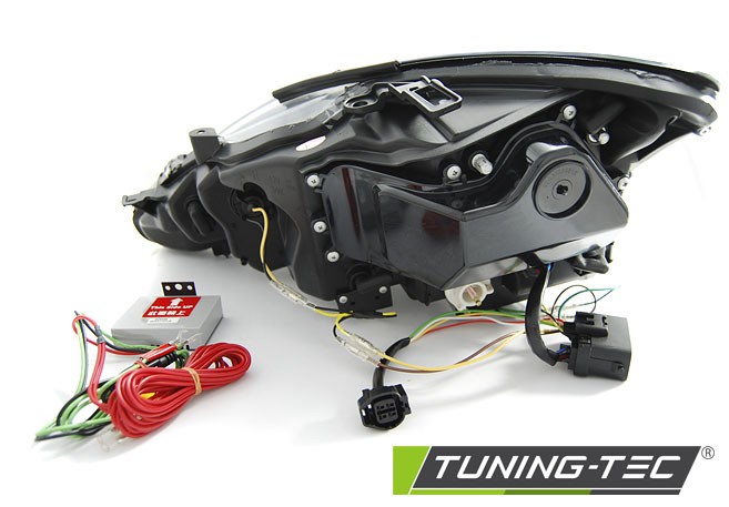 Тюнінгові фари передні з ДХО LEXUS IS 2006-2013 чорні