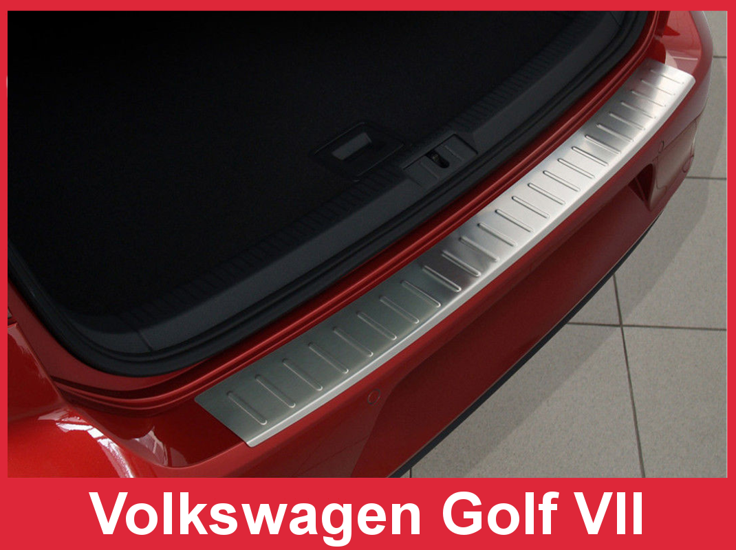 Захисна накладка на борт заднього бампера VW Golf VII хетчбек