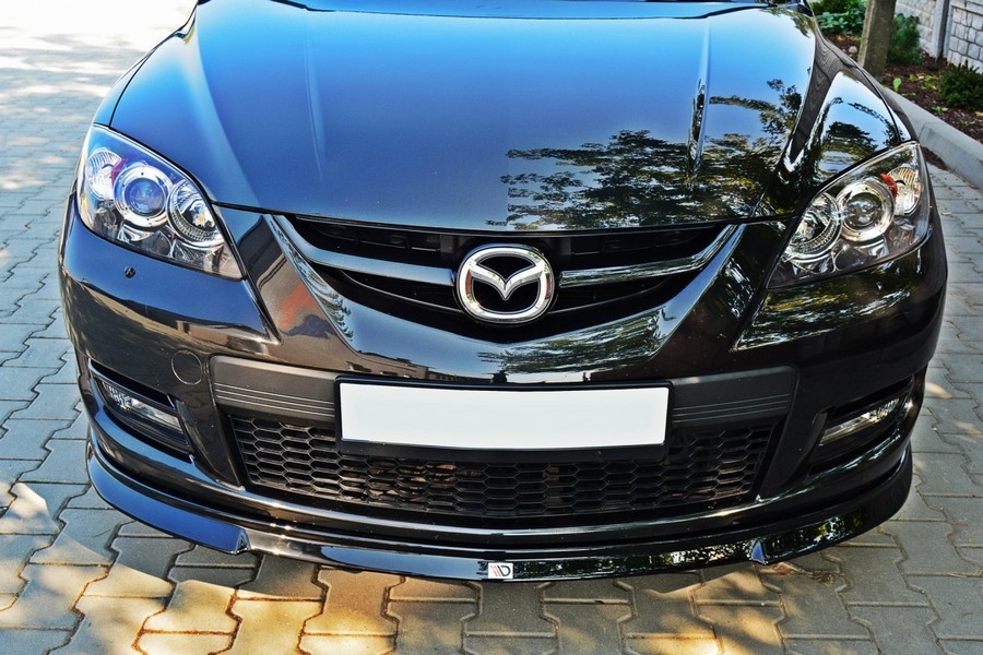 Диффузор переднего бампера Mazda 3 версия MPS MK1 (дорест.)