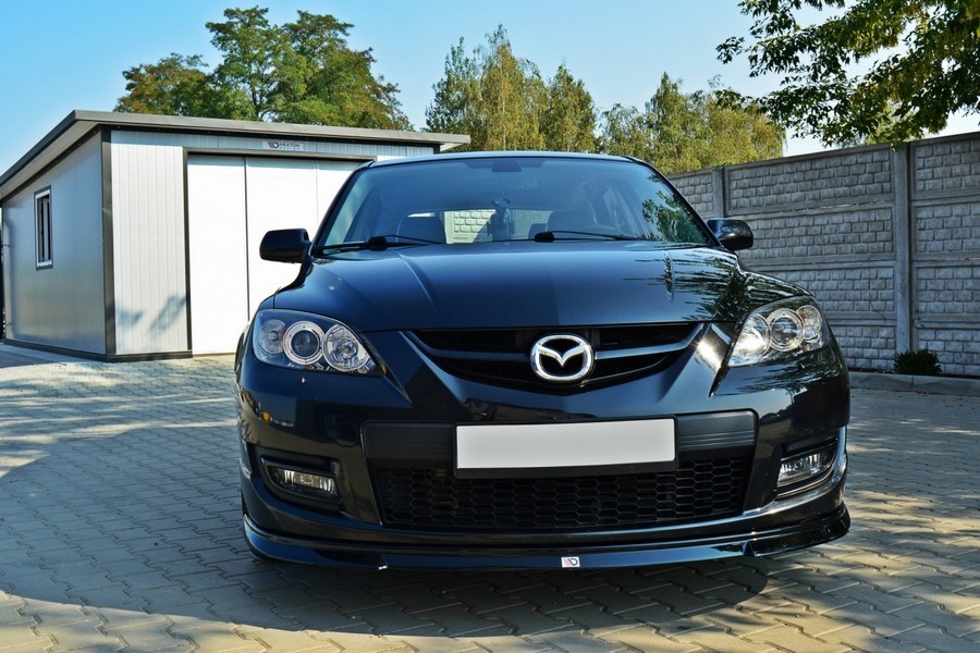 Диффузор переднего бампера Mazda 3 версия MPS MK1 (дорест.)