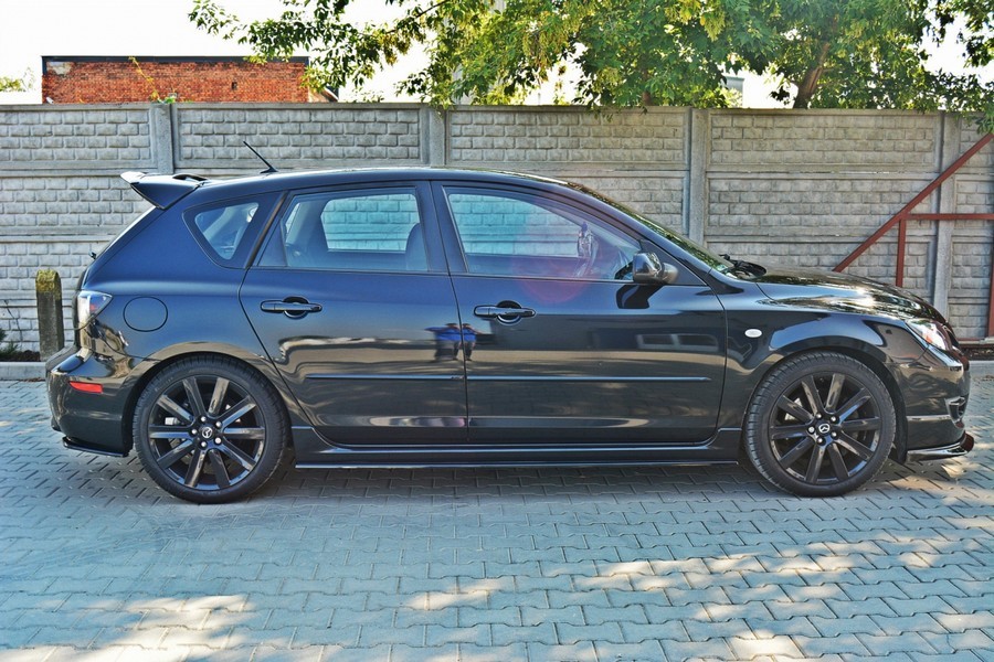 Накладки на пороги Mazda 3 MPS MK1 (дост.)