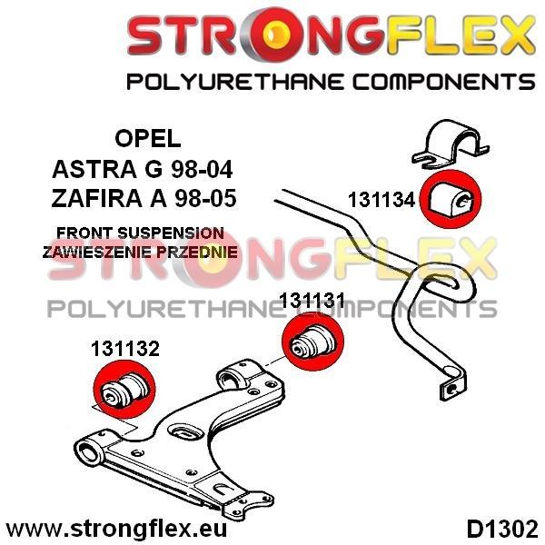 Сайлентблок переднього важеля передній 131132B