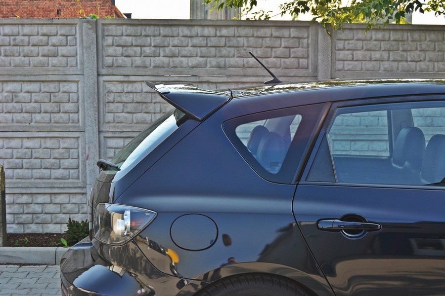 Тюнинговая накладка на спойлер Mazda 3 версия MPS MK1 (дорест.)