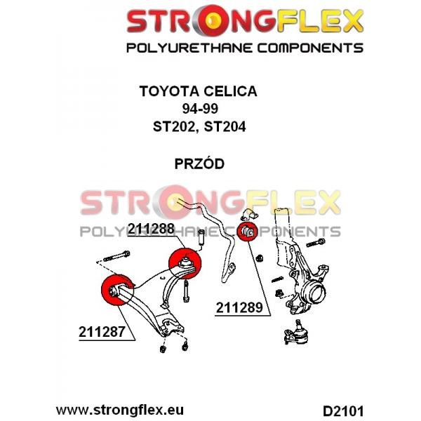 Комплект поліуретанової підвіски передньої 216120B