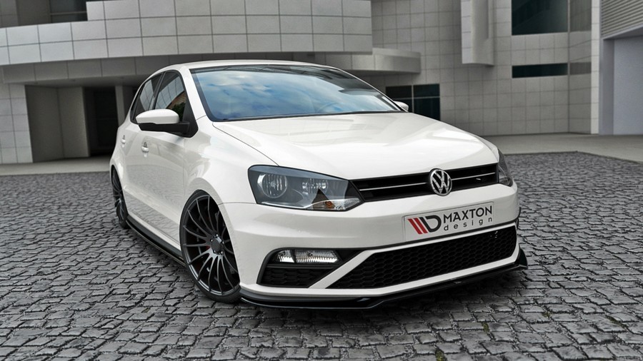 Тюнінгова накладка переднього бампера Volkswagen Polo mk5 GTI версія