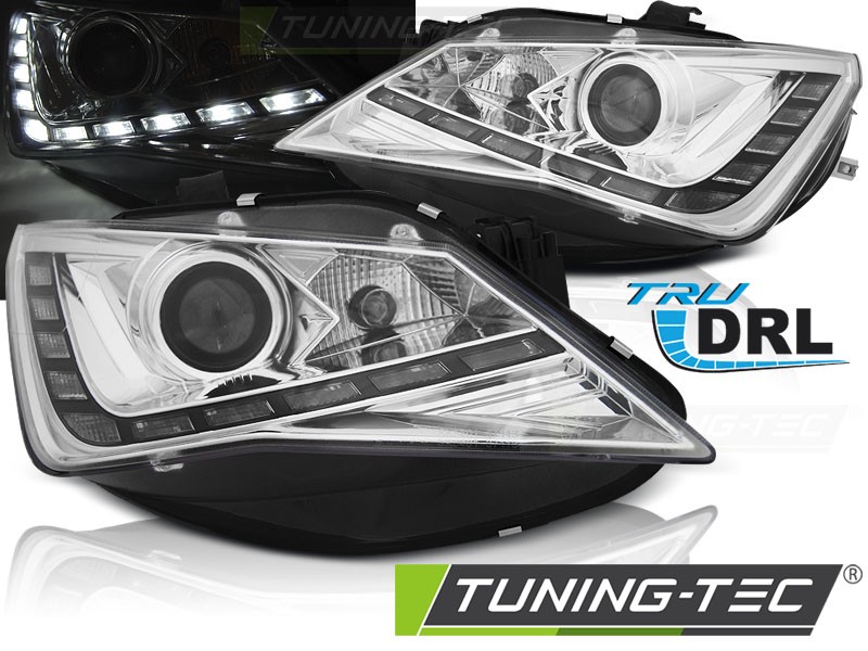 Тюнінг фари передні з ДХО SEAT IBIZA 4 6J післярестайл 2012-2015