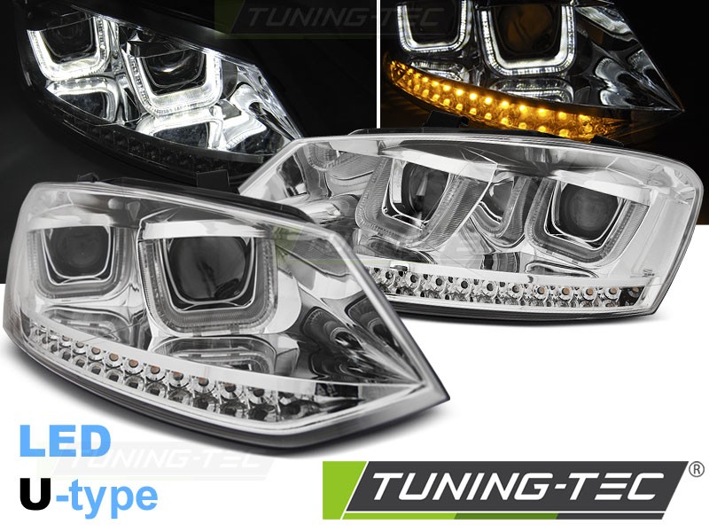 Фари передні із LED поворотами VOLKSWAGEN POLO 6R