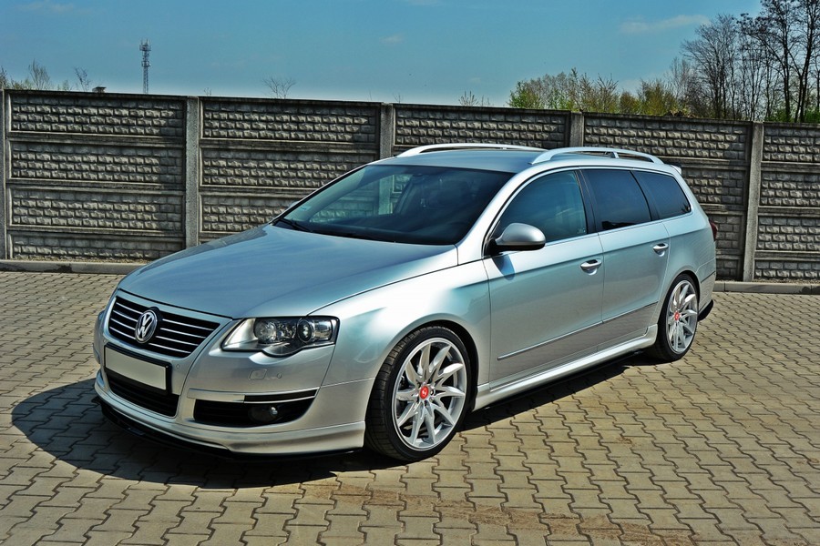Racing дифузори до порогів Volkswagen Passat B6/B7 R-Line