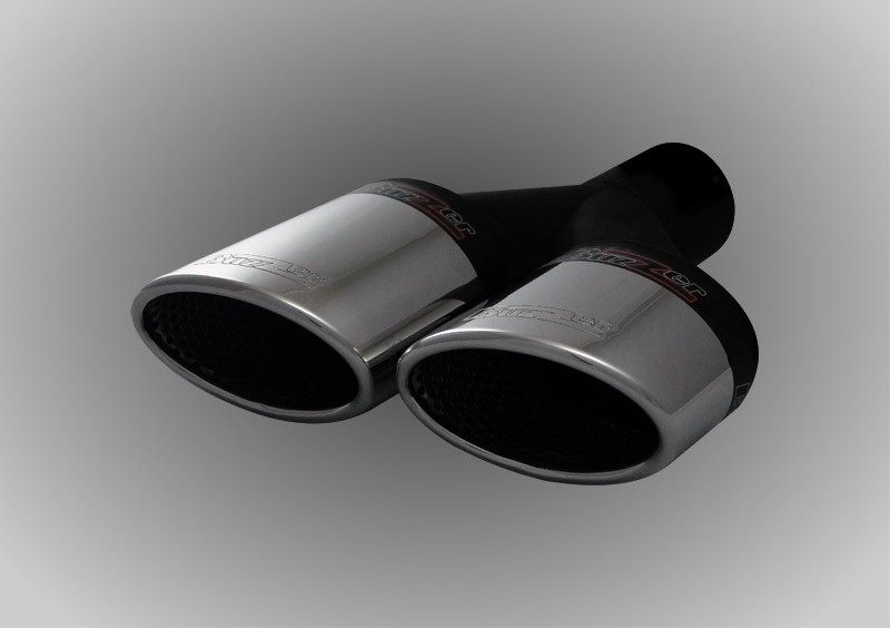 Насадка глушника подвійна овальна Buzzer ZZ2x110R права