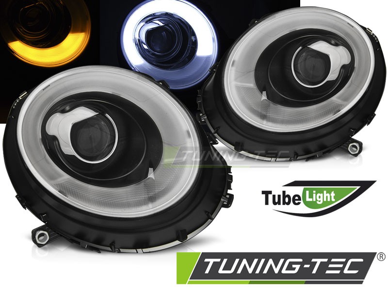 Передні фари з діодними поворотами MINI COOPER R55, R56, R57, R58, R59