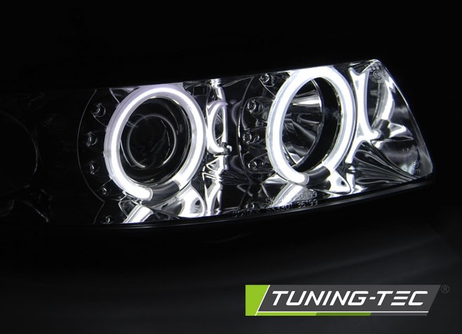 Тюнінг передні фари SEAT LEON 1, TOLEDO 2 з кільцями CCFL