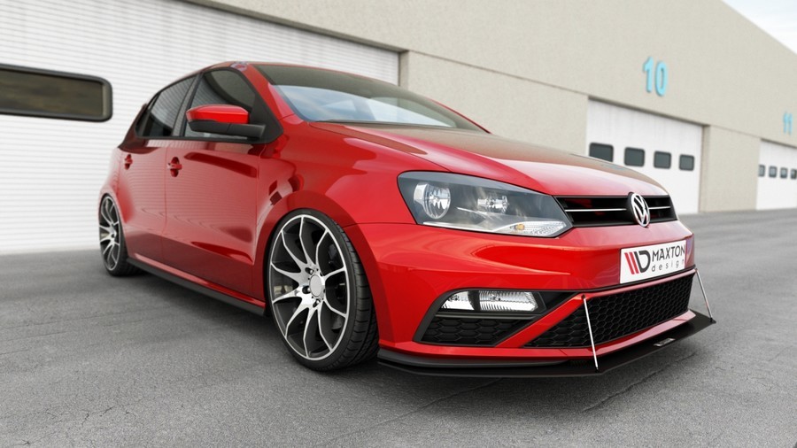 Racing дифузор переднього бампера Volkswagen Polo mk5 GTI