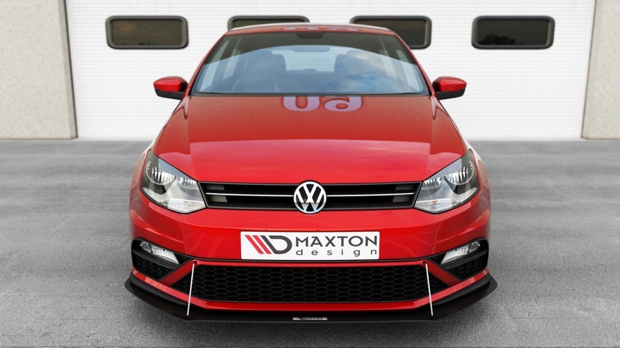 Racing дифузор переднього бампера Volkswagen Polo mk5 GTI