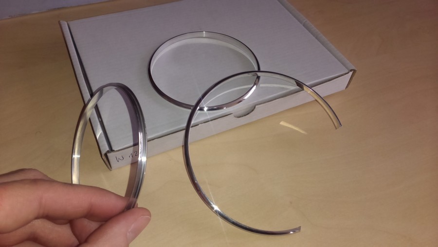 Хром кільця в щиток приладів Mercedes W124/W126