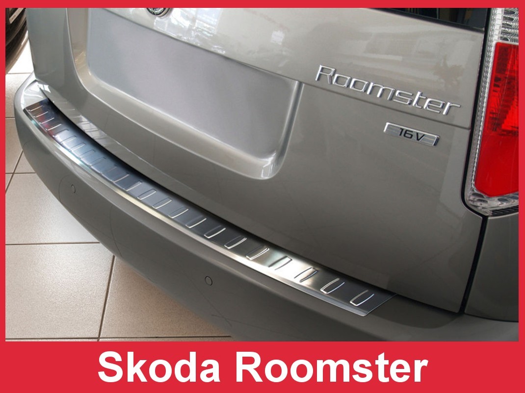 Захисна накладка на задній бампер Skoda Roomster