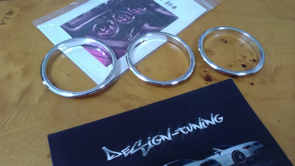 Кільця на додаткові прилади Audi 80 B4