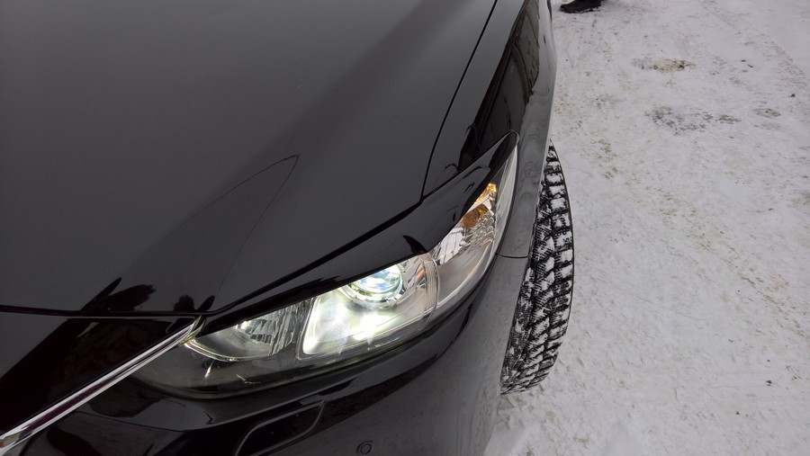 Накладки на фари Mazda 6 (2012-...)