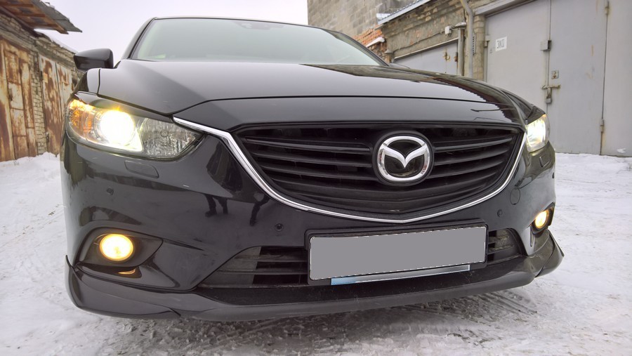 Накладки на фари Mazda 6 (2012-...)