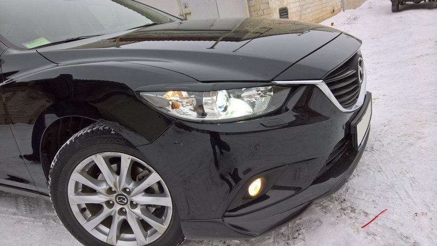 Накладки на фари Mazda 6 (2012-...)