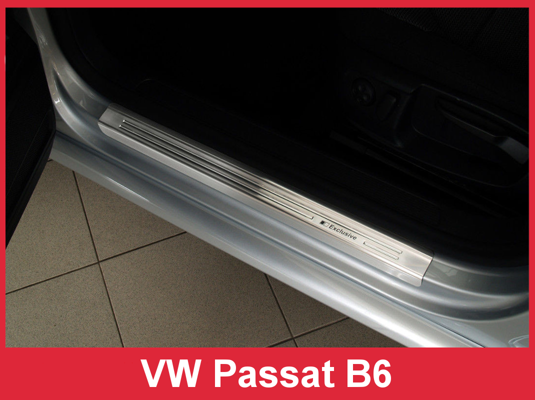 Захисні накладки на пороги Volkswagen Passat B6/B7