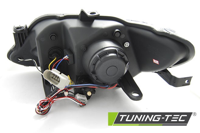 Чорні фари передні з led поворотами SEAT IBIZA 4 6J 2008-2012