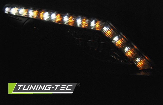 Чорні фари передні з led поворотами SEAT IBIZA 4 6J 2008-2012