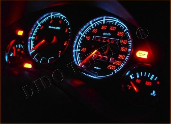 Кільця в щиток приладів Opel Corsa B (4 кільця)