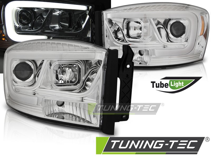 Тюнінг фари tube light передні Dodge Ram 2006-2008