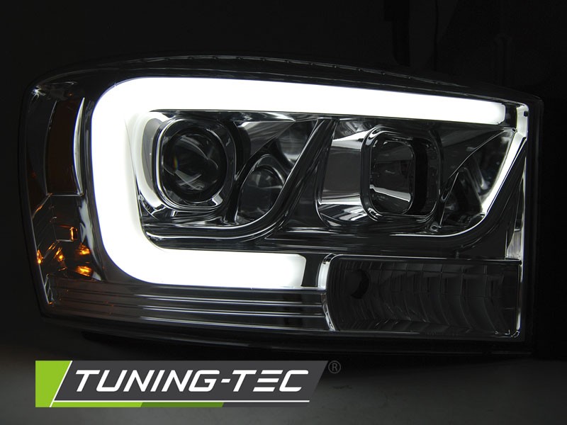 Тюнінг фари tube light передні Dodge Ram 2006-2008
