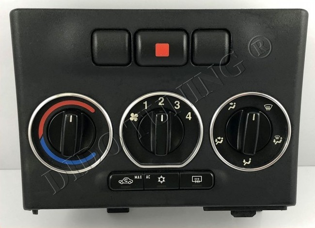 Хромовані кільця на ручки пічки Opel Zafira A