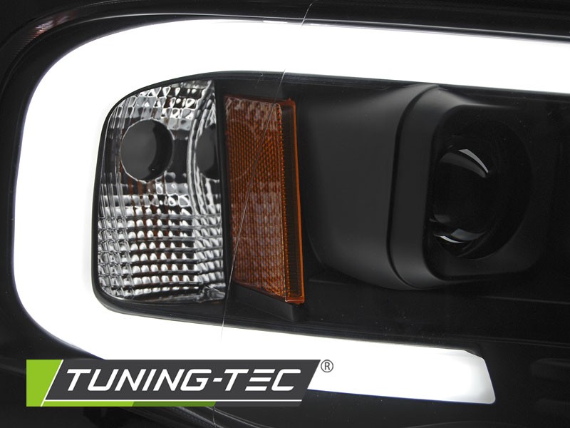 Тюніг фари tube light передні Dodge Ram чорні